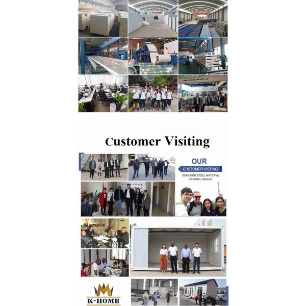 Del mueble los 20FT del envase de la casa 2 de las historias instalación prefabricada rápidamente