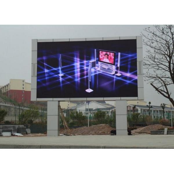 Digital Commercial Advertising Outdoor Rental LED Display Billboard 1200hz Rate Refresh