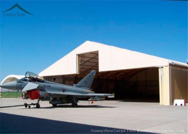 30m * 50m Helicopter Hangar / Fire Resistant And Durable Large Tents