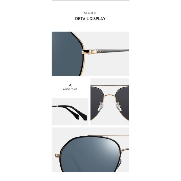 Durable Polarized Aviator Sunglasses Mens , Oversized Metal Frame Sunglasses Multi Color