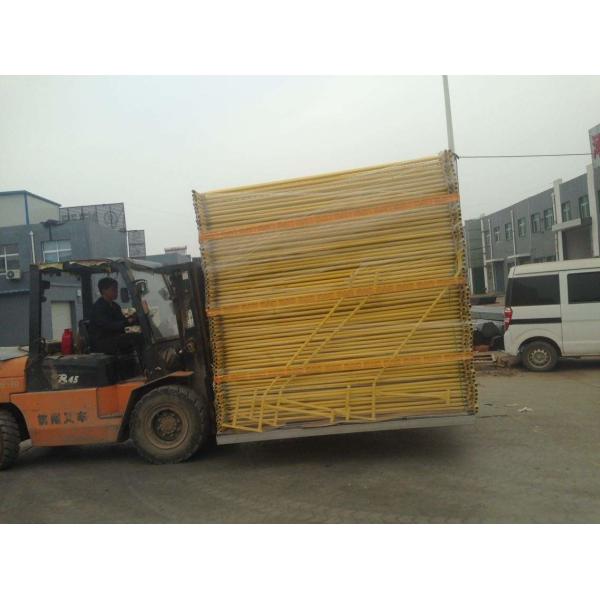 Hot Dipped Galvanized Temporary Fence AS4687-2007 Standard 42 microns Zinc thick 2.1m height and 2.4m width