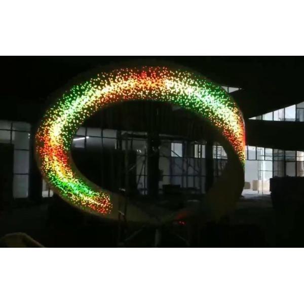 Современная скульптура художественного произведения нержавеющей стали СИД высота в 3,5 метра