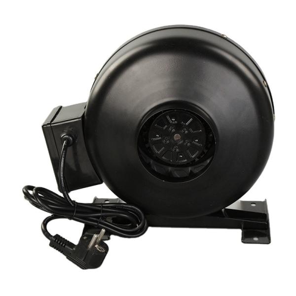 Ventilador em linha de ducto radial centrífugo de plástico de 240 V com impulsionador de 4/5/6/8/10/12
