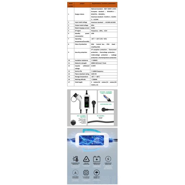 Overcurrent Protection 3.5KW 16A GBT Standard Energy Vehicle Charging Station with Fast Charging and AC EV Charger