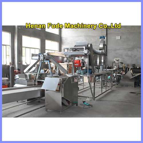 big capacity peanut fryer, peanut frying machine