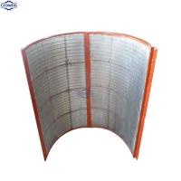 Écran de fil de fer Johnson Wedge DSM Écran de filtre parabolique courbe soudé écran de tamisage