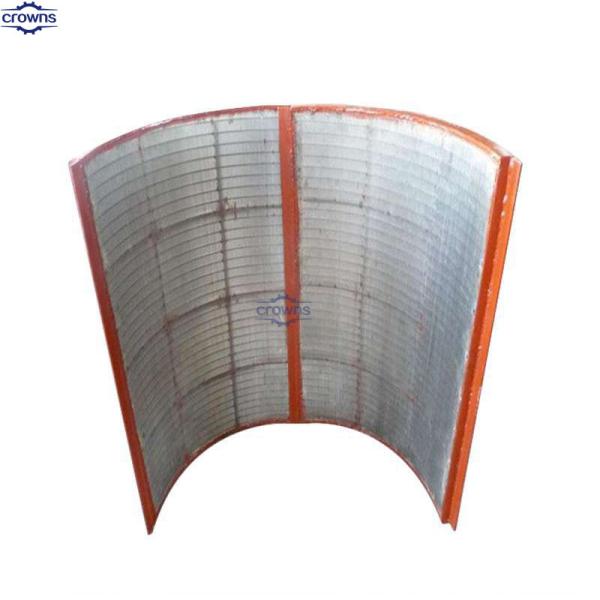 Écran de fil de fer Johnson Wedge DSM Écran de filtre parabolique courbe soudé écran de tamisage