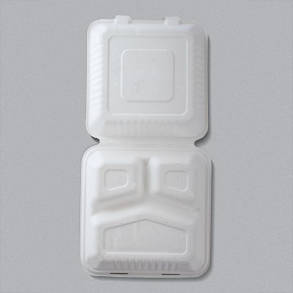 Sugarcane Lunch Box Biodegradable Compostable Food Container for Estimated Delivery Time