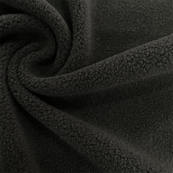 Double Side Brush One Side Anti Pilling Knit Wool Fleece Fabric for Clothing Material