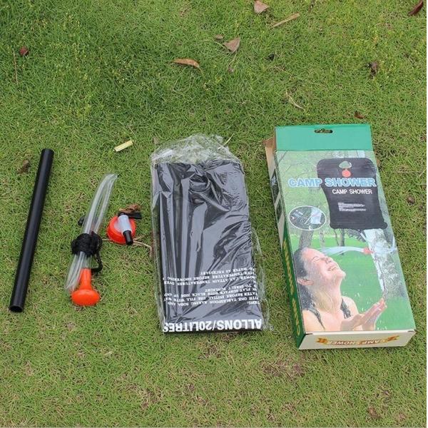 20L Outdoor Portable PVC Solar Shower Heated Water Bag for Travel Beach Camping