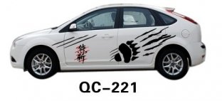 Decorative Designer Custom Car Body Sticker QC-221K