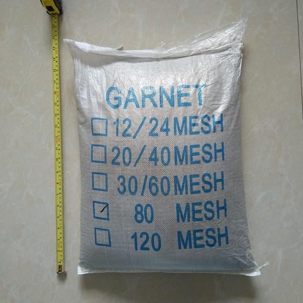 Garnet Sand abrasive 30/60 for Sandblasting: Natural Abrasive medium, Mohs 7.0-7.5, Sa2.5-3