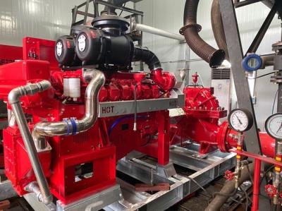 Motorista de motor diesel ajustado do uso da bomba de luta contra o incêndio, padrão da bomba de fogo NFPA20 do Ul
