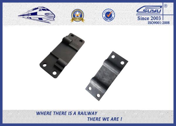 OEM Cast Steel Railroad Tie Plates For Rail Construction , Rail Base Plate