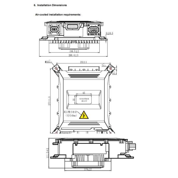 CE RoHS TC HK-MF-312-10 на заряжателе батареи 3.3KW Canbus Lifepo4 для шлюпки