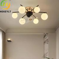 Lâmpada de ventilador de teto para iluminação de quarto