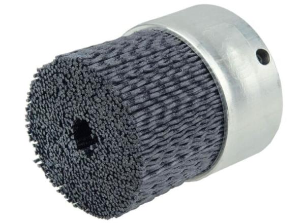 Metal Base Abrasive Filament Burr Maximum Density Miniature Disc Brush