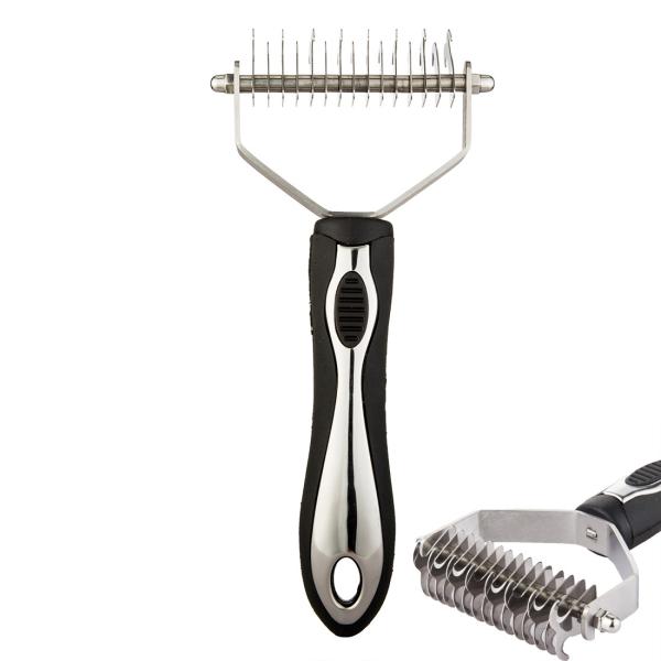As ferramentas de aço inoxidável da preparação de Cat Massage Comb Brushes Pet dos cães esticam o pente do cabelo