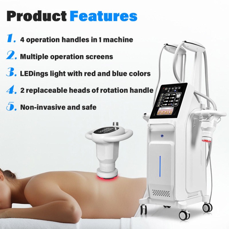 Newest 4 in 1 Vertical Endermology Facial Skin Lift Body-contouring 360 Inner Ball Roller Machine Rotation Body Shape Machine