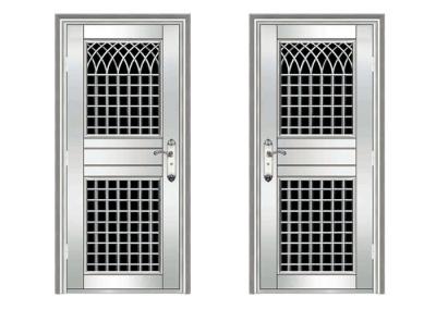 Aluminum Alloy / Stainless Steel Residential Doors Strong Corrosion Resistance