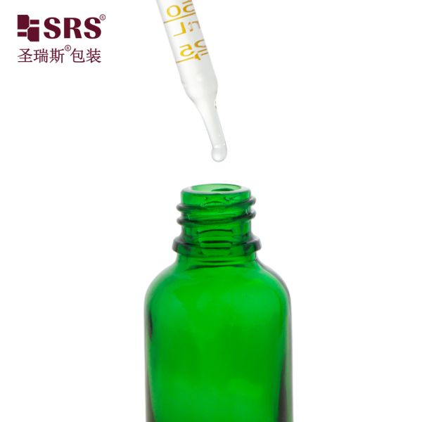Hot Selling Glass Dropper Bottle 5ml 10ml 15ml 20ml 30ml 50ml 100ml for Essential Oil Perfume Skincare