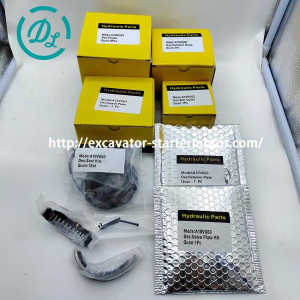 Kit de réparation de pompe hydraulique Rexroth A10VG63 pour excavatrice