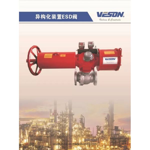 Heavy Duty Scotch Yoke Pneumatic Actuator for Oil & Gas Project Ball Valves with Spring Return