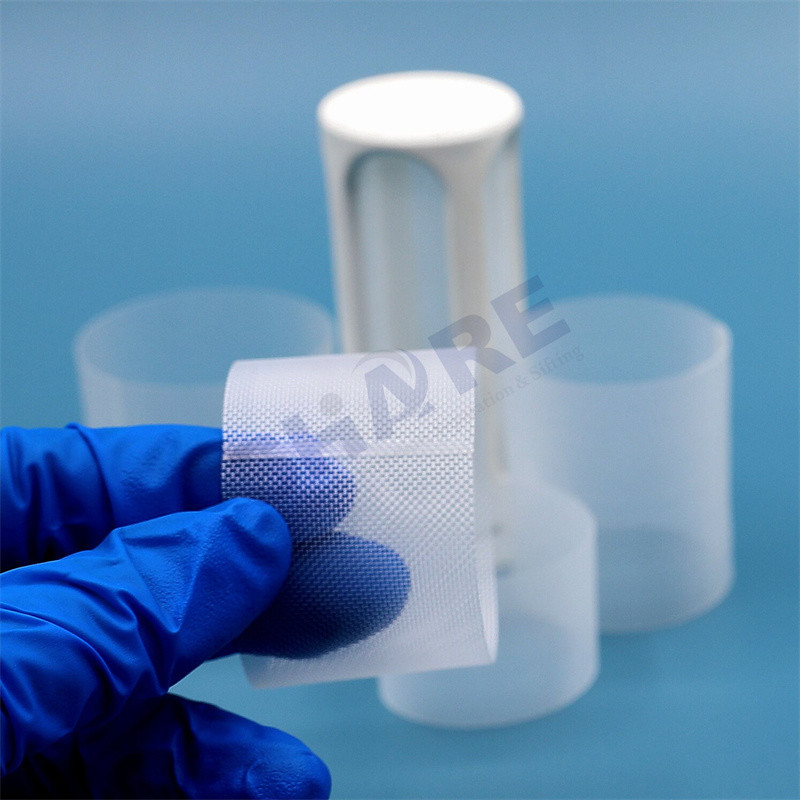 PP Filter Mesh Micro Tubes Rectangles Segment Один конец запечатанный Два открытых конца