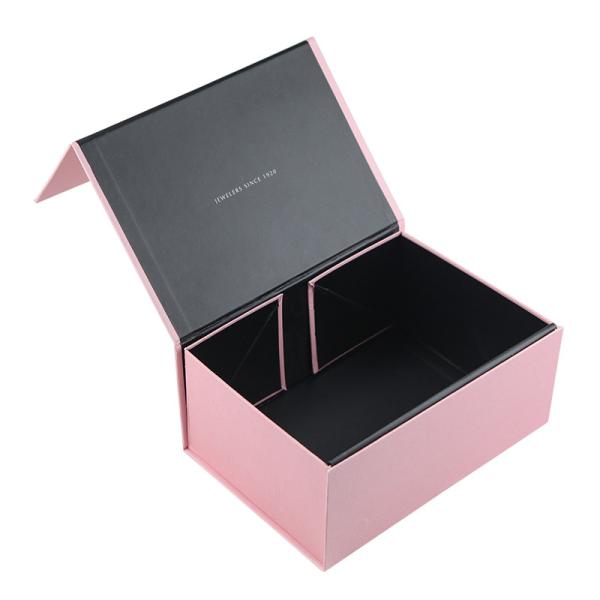 Wholesale Portable Cardboard Gift Packaging Box Matt Lamination / Hot Stamping / UV