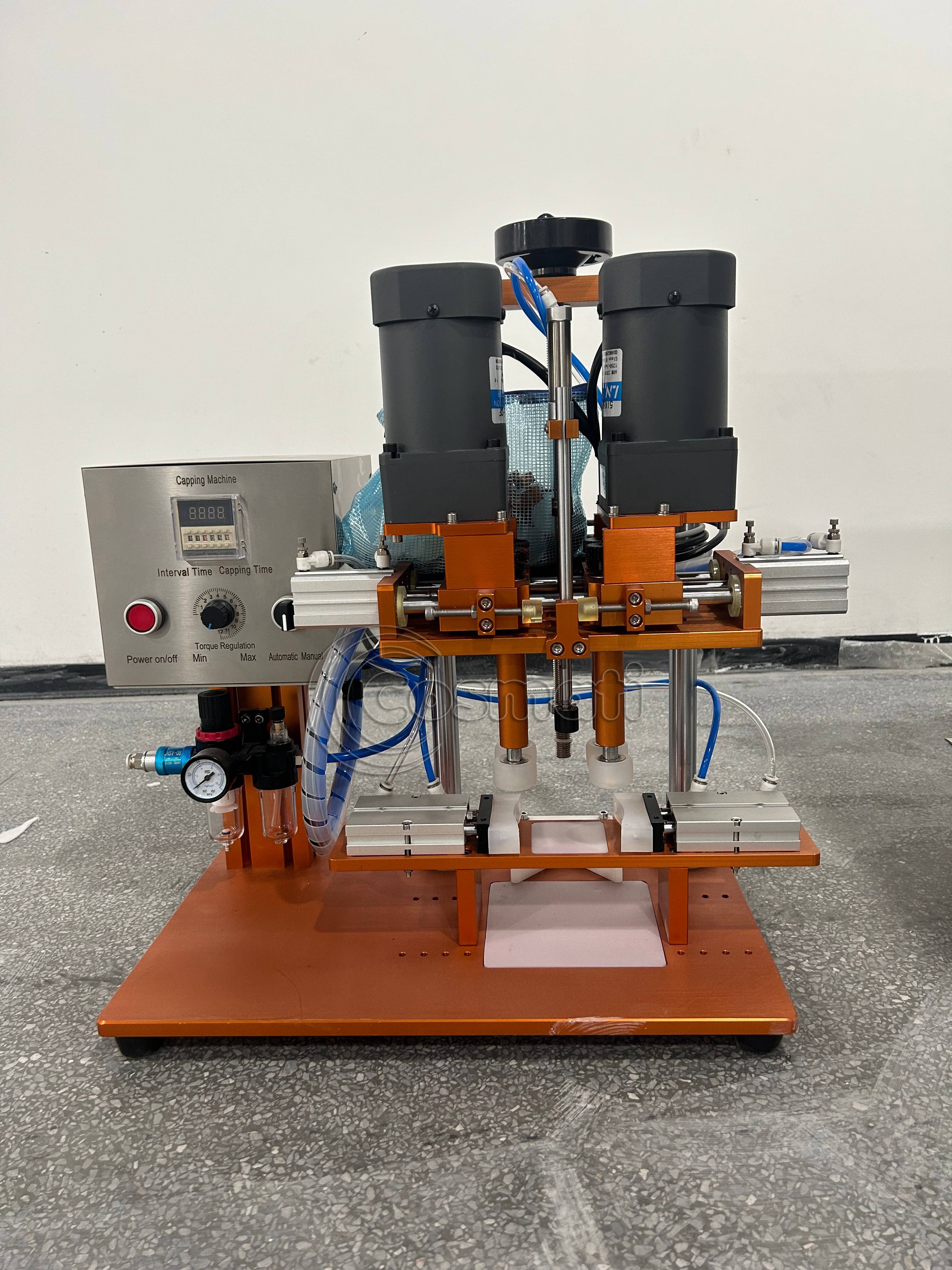 Handheld Plastic Bottle Capping Machine For Cosmetic Medical Bottle Caps