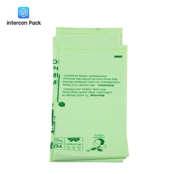 Gravnre Printing Plastic Packaging Bag Biodegradable Corn Starch Poly Bags