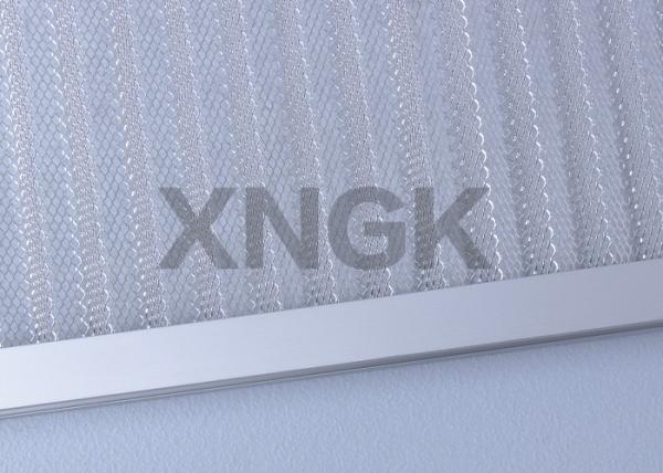 Metal Mesh Filter Aluminum Corrugated , G1 Efficiency AHU / HVAC Air Filter Pre Filter