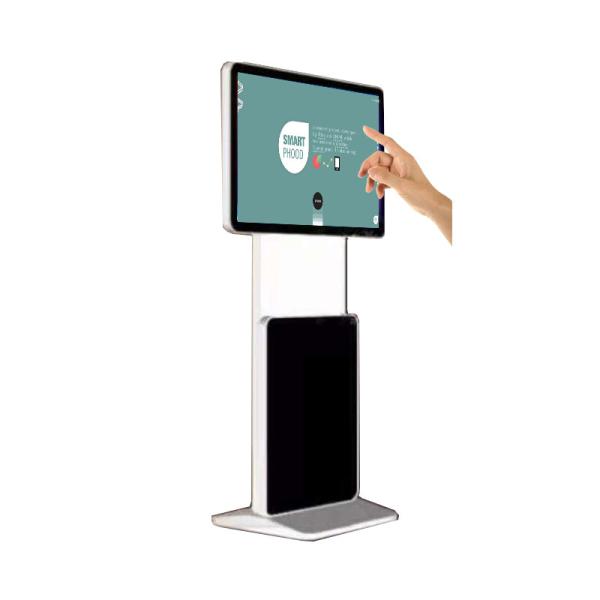 43 inch interactive IR touch screen led video advertising kiosk toem display