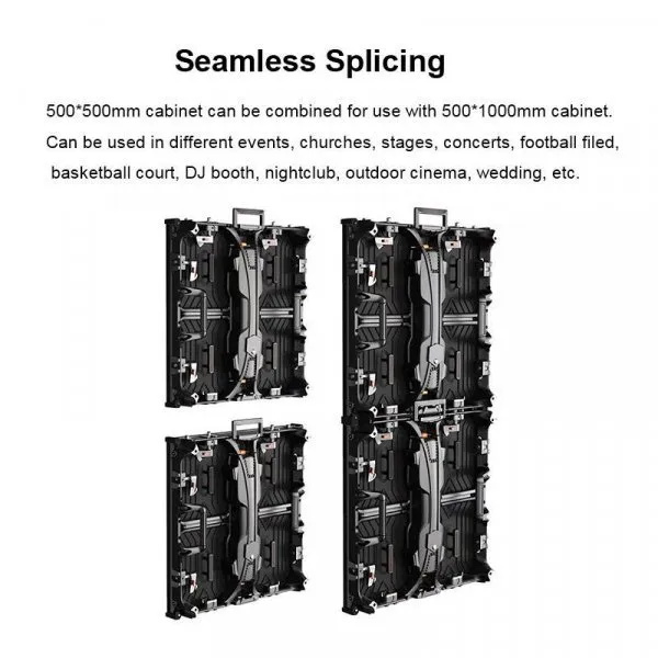 Indoor Outdoor P3.91 LED Display For Church / Concert / Cinema LED Video Wall Panel