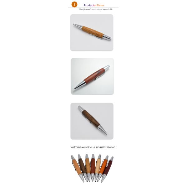 Top Grade Executive Maple Wood Ballpoint  Pen for Office Gifts