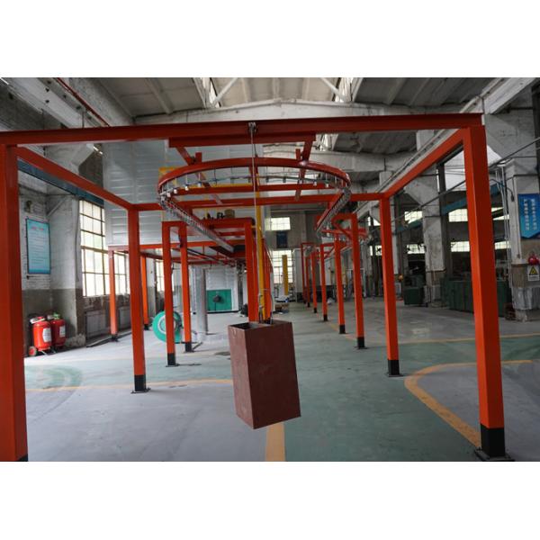 Adjustable Speed Industrial Automatic Powder Coating Plant 380V Customized Voltage