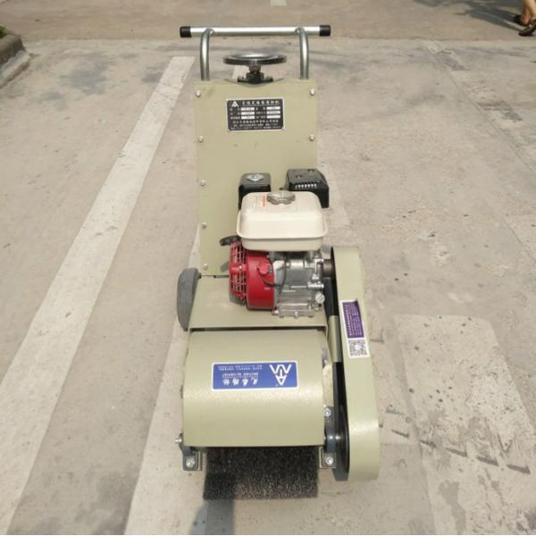 Olive Drab Sweeper Cleaning Road Marking Equipment