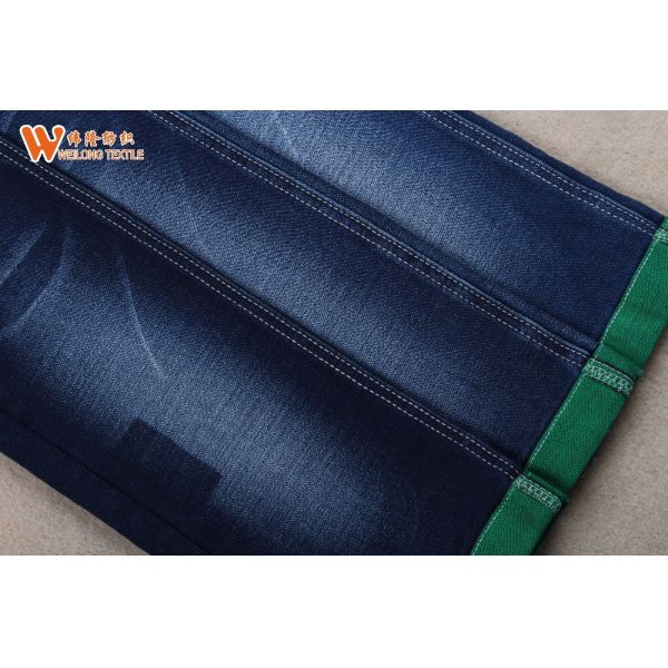 China Cheap Fabric Stock Lot Print Dyed Denim Fabric Wholesale