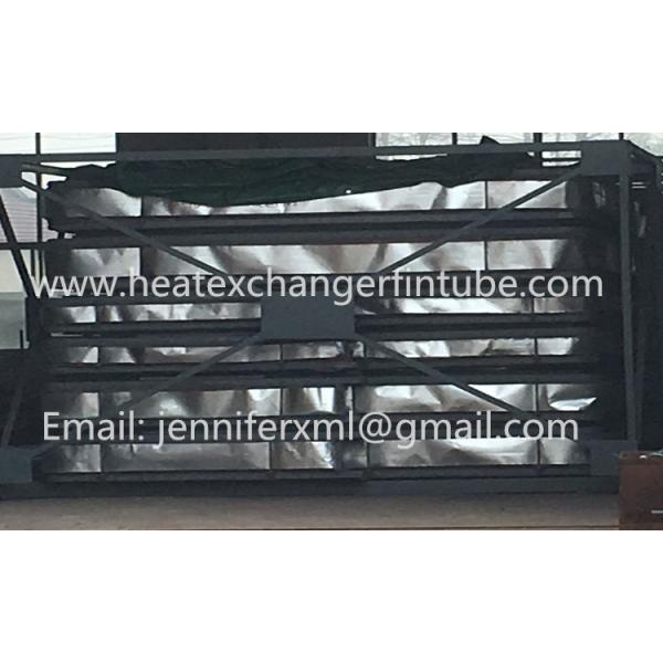 Junta de dilatación axial plana del metal del movimiento del tubo de aleta de la sola fila industrial