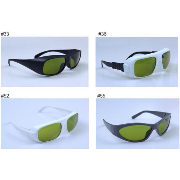 Vidros de segurança dos óculos de proteção protetores 755nm 808nm 980nm 1064nm do laser do Nd YAG dos diodos do Alexandrite