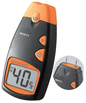 O mini medidor Handheld MD812 da umidade de Digitas da madeira com dados guarda