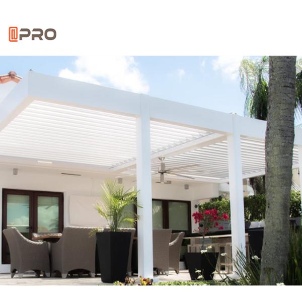3x6m Modern Aluminum Pergola Backyard Patio Louvered Roof