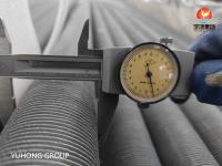 ASME SA249 TP304 Tubes à nageoires extrudées avec nageoire Al pour échangeurs de chaleur à refroidisseur d'air