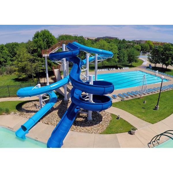 Children Swimming Pool Carnival Ride Fiberglass Water Slide