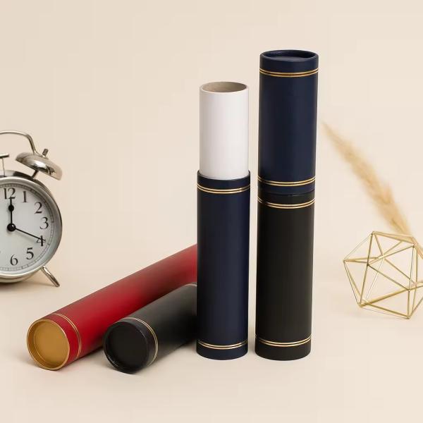 Custom Diploma Tube Graduation Certificate Holder Cylinder Scroll Paper Tube Box