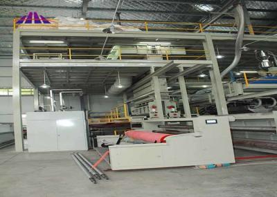 Linha de produção não tecida da tela de tecelagem não de Machin de matéria têxtil do polipropileno disponível ultramarino de Smms Spunmelt Spunbond do serviço