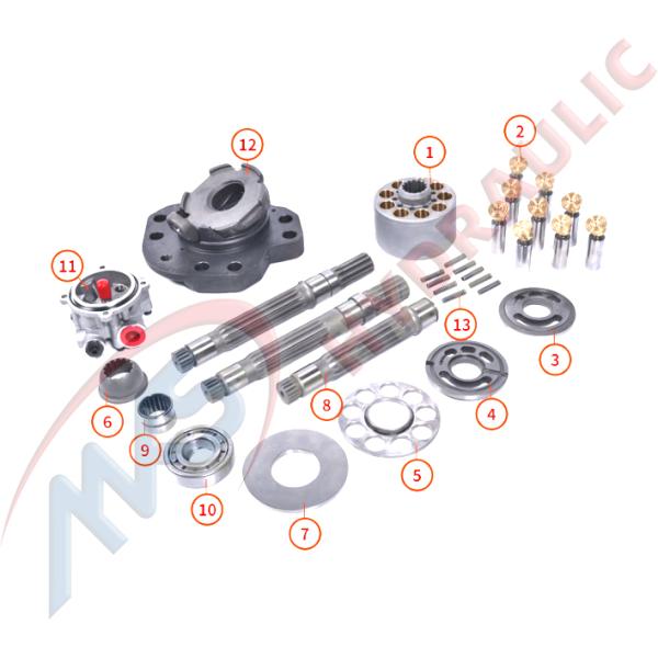 Kawasaki series Hydraulic pump Accessories_piston Variable pumps Parts