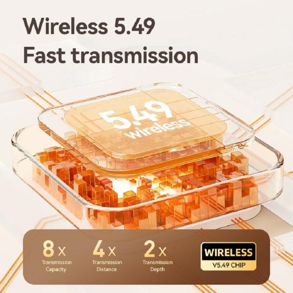 Bluetooth 5.4 TWS наушники с титановыми диафрагматическими динамиками