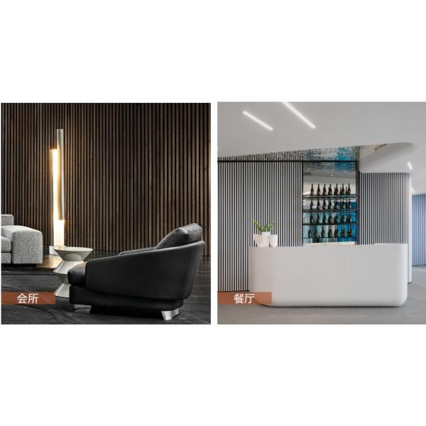 Потолочные стены, акустические деревянные панели, акустические деревянные панели 12 мм HDF 9 мм PET