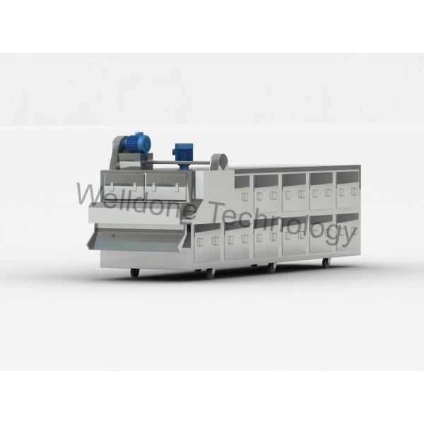 Hot Air Continuous Mesh Belt Dryer Coal Furnace Heating Source